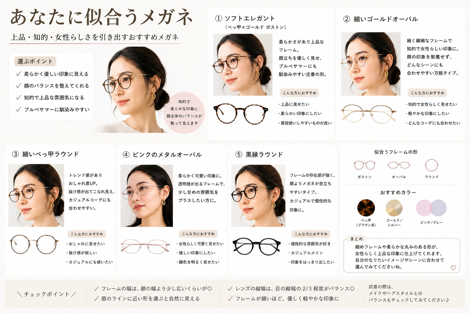 似合うメガネ